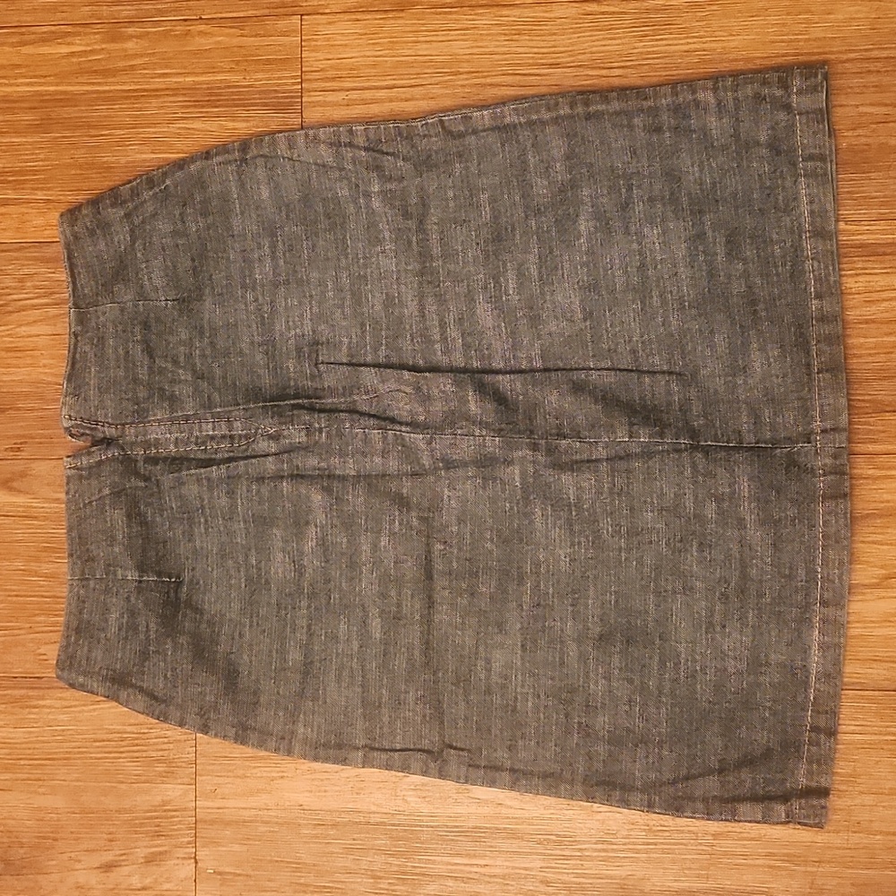 A|X Armani Exchange Dark Grey Denim Skirt size 0 - Picture 2 of 3